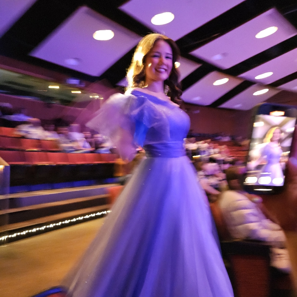 Elegant Blue Evening Gown